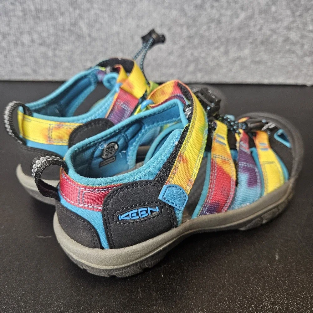 Keen Big Kids Newport H2 Sandal Rainbow Tie Dye Unisex Size 1 Outdoor Water Hike - Picture 2 of 7